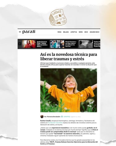 Estres; trauma; temblor; neurogenic; liberación estres , nervio vago, polivagal