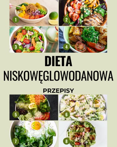 Dieta niskowęglowodanowa jadłospis pdf, przepisy low carb na tydzień