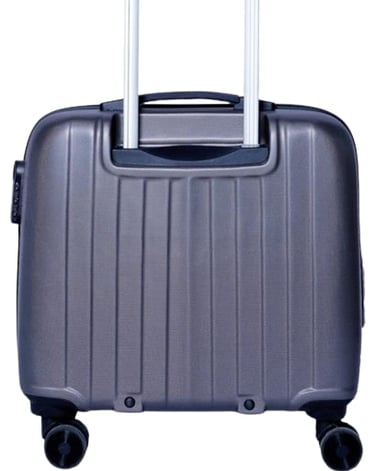 fiber pilot trolley bag with eight wheels