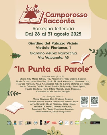 Anteprima programma con ospiti dell'edizione di Agosto 2025