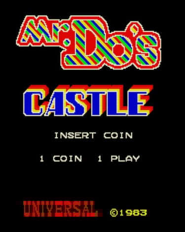 Mr. Do's Castle - Title Screen