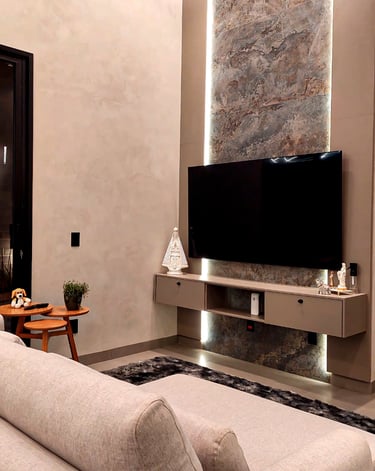 sala de tv minimalista