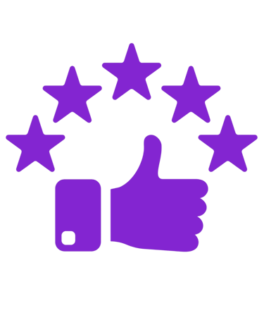 5-Stars google reviews