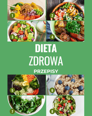 Zdrowa dieta 1000, 1200, 1500, 1800 i 2000 kcal jadłospis pdf na tydzień, przepisy odchudzające