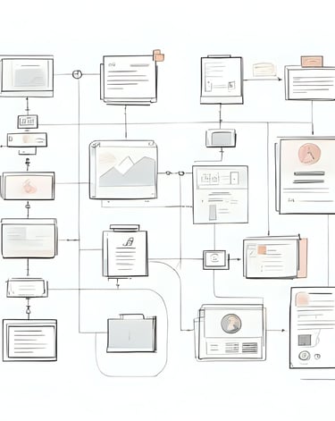 visuels simples sous forme de croquis
