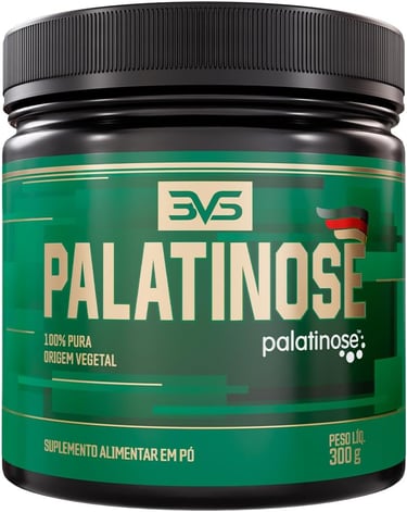 Pote de Palatinose 3VS Nutrition: isomaltulose pura para performance esportiva.