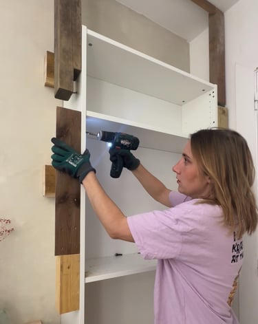 upcycling bibliothèque arche tuto faire soi même