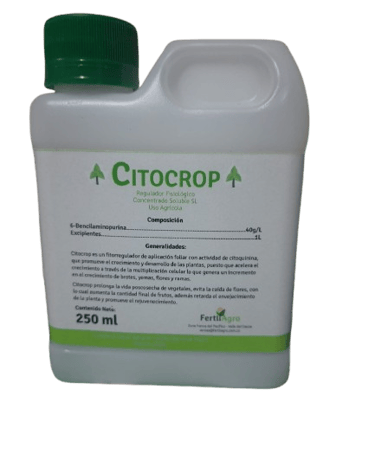 hormona para plantas Citocrop crecimiento cultivos producción frutosesimulante