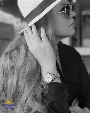 Photograph of the administrator and voice of the Coimbra Protocol in Spanish.