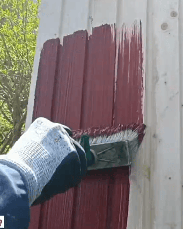 How to paint naural Barn paint ready to use mixture