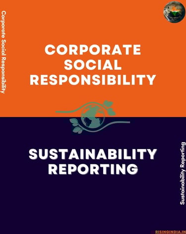 SaaS platform for a corporate social responsiblity with sustainability Reporting by RisingIndia