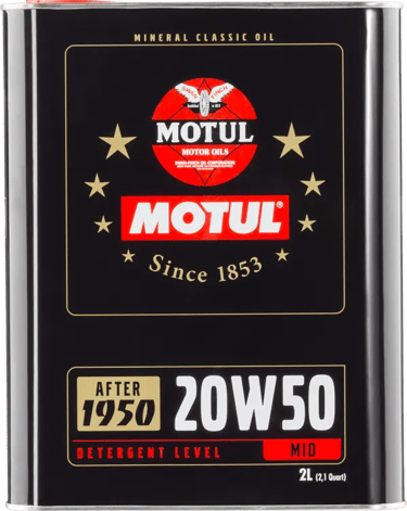 Motul Classic 20W50 масло за ретро автомобили