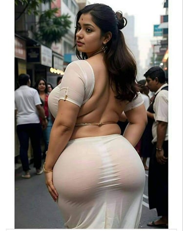 a woman in a white dress with a large belly