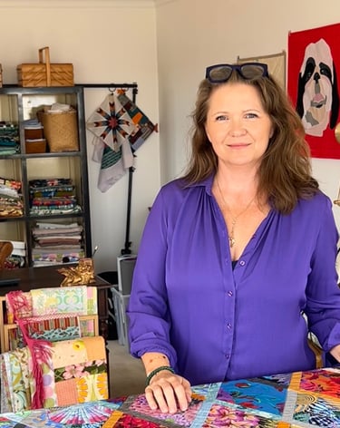 Sonja, founder of SoGrizz Quilting