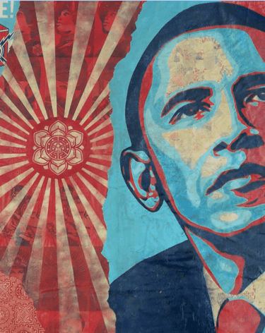 Shepard Fairey | PROGRESS (Obama) (2008)