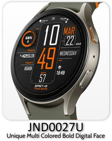 a smart watch with a digital display of a digital watch