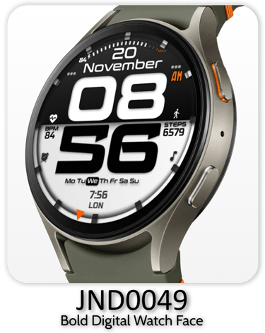 a smart watch with a digital display of a watch face