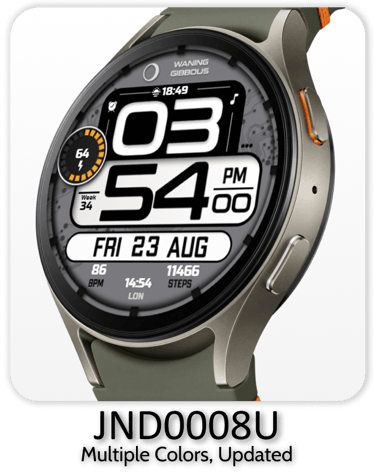 a smart watch with a multicolored watch face