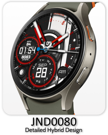 a close up of a watch face JND0080