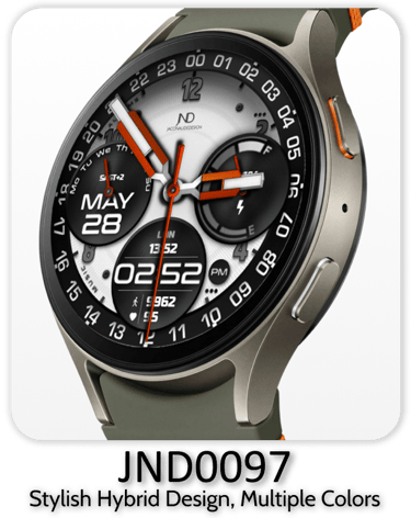 stylish watch face for wearos