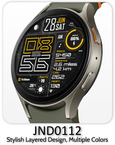 JND0112 Wear OS watch face