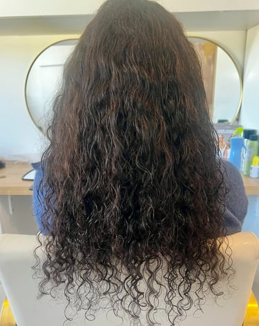 After Tape Hair Extension Photo 