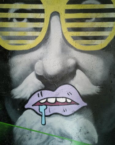 pintura de grafite, arte urbana