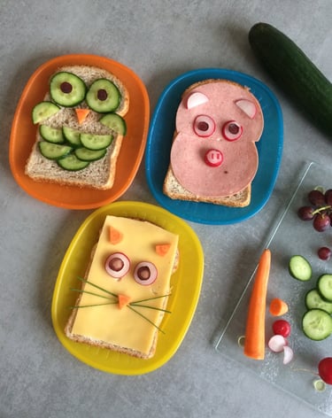 Boterhammen met een smoel