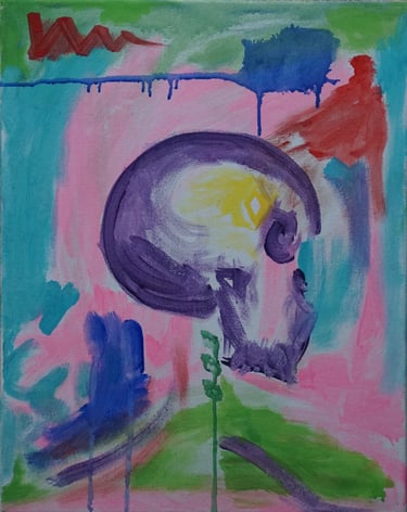 Kevo 2022 Painting/ Canvas/ Semiotic/ Expressionist/ Ancient knowledge/"Conscious Portrait"