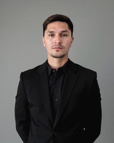 Portrait of Nurzhan Kenenov, australian architect and founder of Sydney-based KENURO architect
