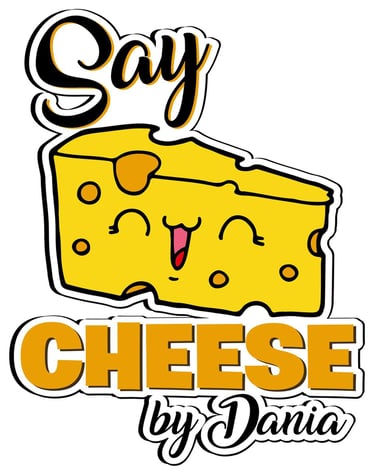LOGO SAY CHEESE BY DANIA