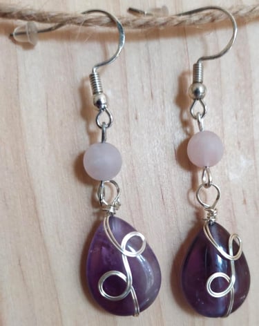 Bijoux Les Couleurs de Lo Améthyste