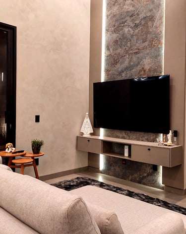 sala de tv minimalista