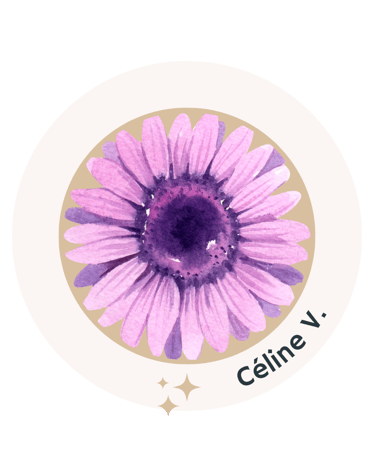a purple flower with the name of the name of the flower