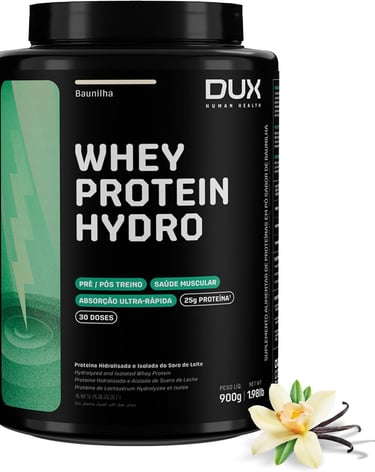 Pote de Whey Protein Dux Iso: pureza máxima para definição e ganho muscular