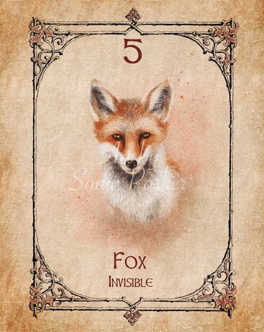 Fox card from the animal spirit oracle deck