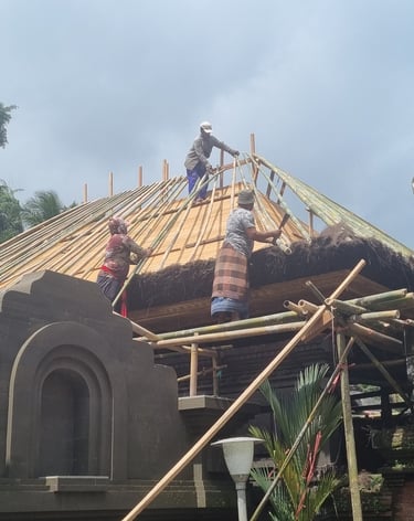 Zimmermännen und Dachdecker in Ubud