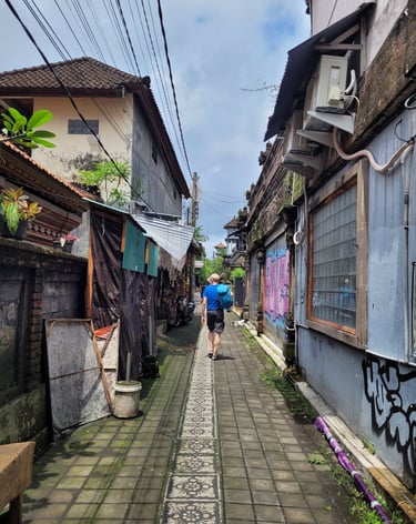 In den Gassen von Ubud