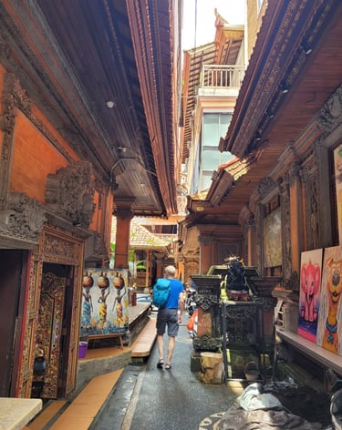 In den Gassen von Ubud