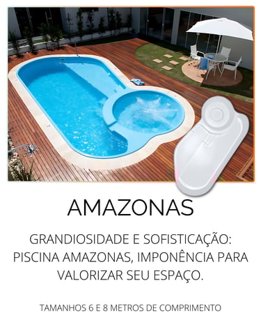 iscina grande de fibra Fibratec modelo Amazonas da Sul Piscinas, sofisticação e imponência para laze