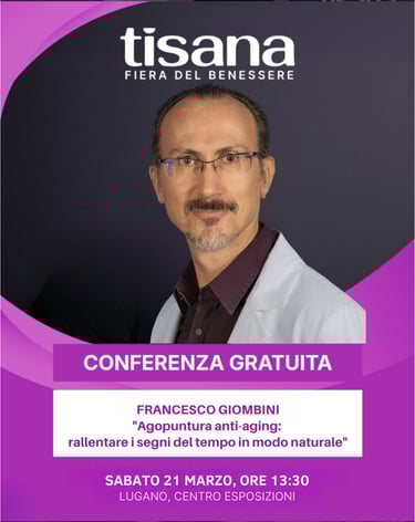 Dr Francesco Giombini, Ago ticino, agopuntura, Tisana fiera, Lugano