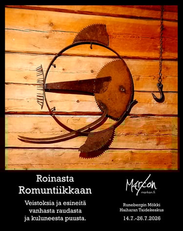 Haiharan Taidekeskus- Markon näyttely 14.6.-26.7.