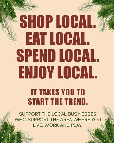Support local businesses