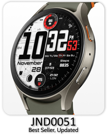 a smartwatch watch with a watch face and a clock face