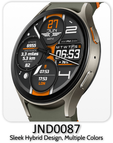JND0087 high quality watch face for Waer OS.