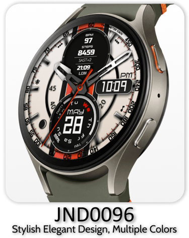 stylish watch face for wearos