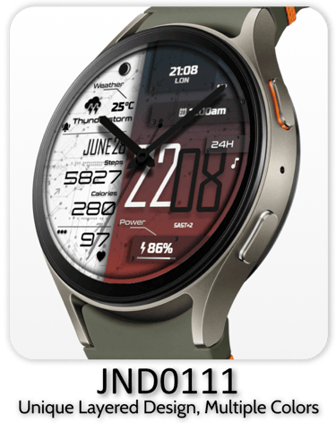 JND0111 Wear OS watch face
