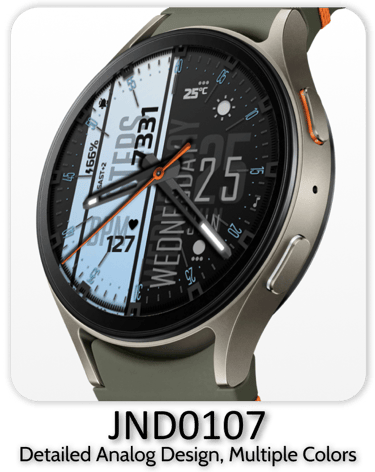 JND0107 Wear OS Watch Face
