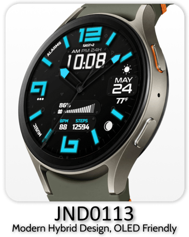 JND0113 Wear OS watch face