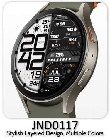 JND0117 Wear OS watch face